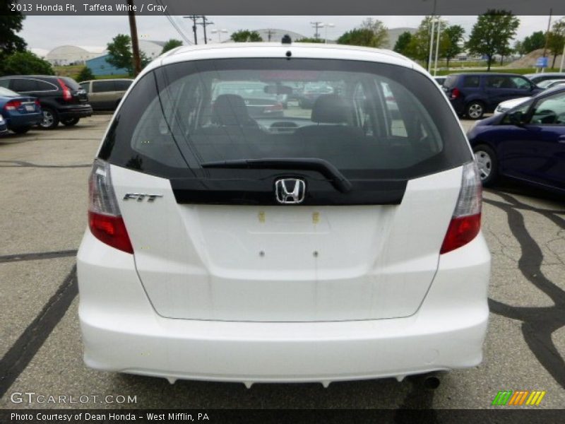 Taffeta White / Gray 2013 Honda Fit