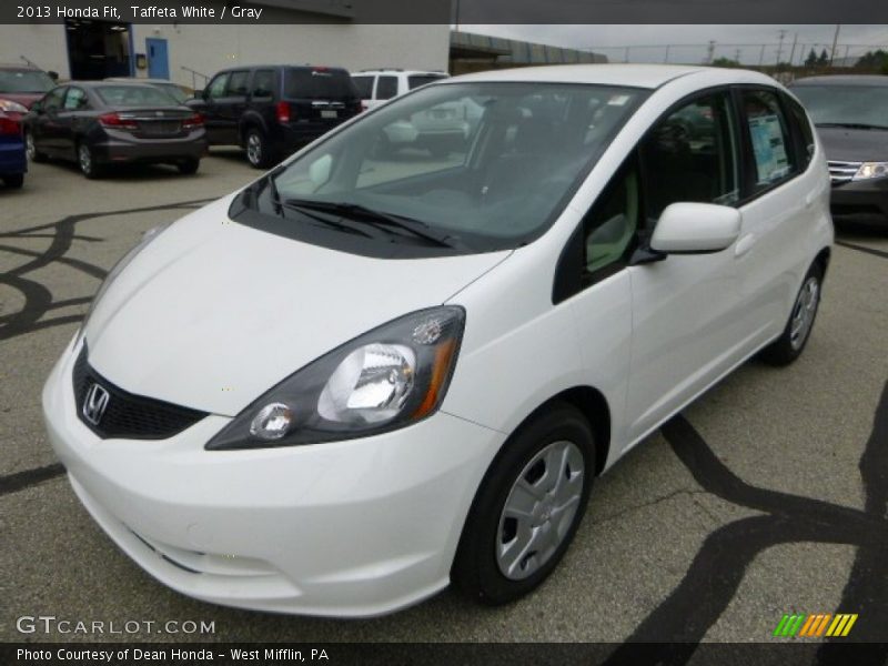 Taffeta White / Gray 2013 Honda Fit