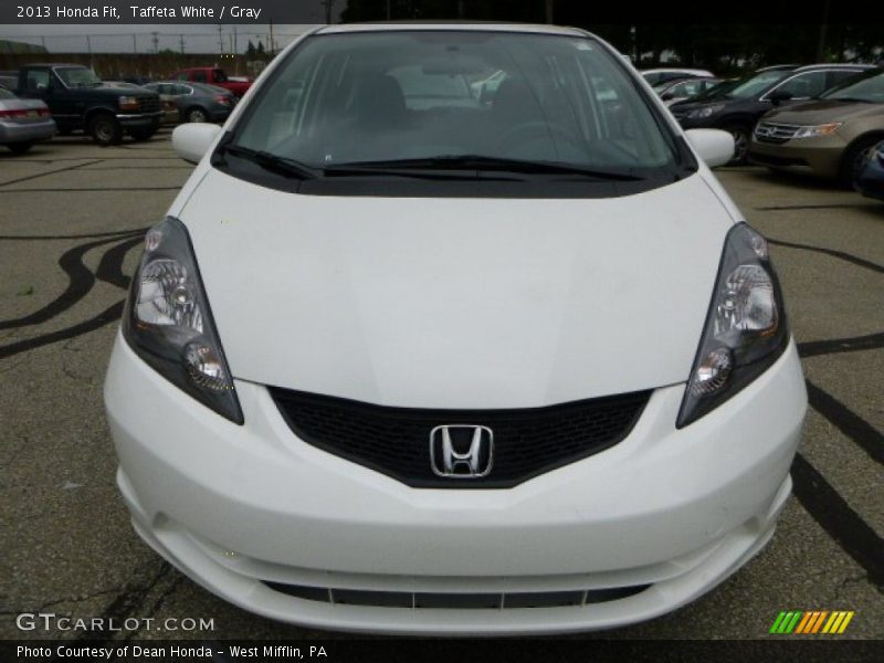 Taffeta White / Gray 2013 Honda Fit