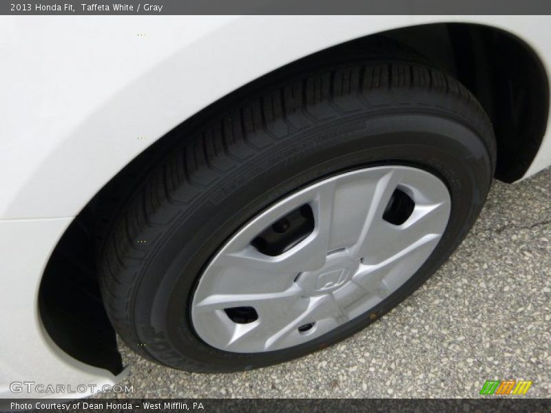 Taffeta White / Gray 2013 Honda Fit