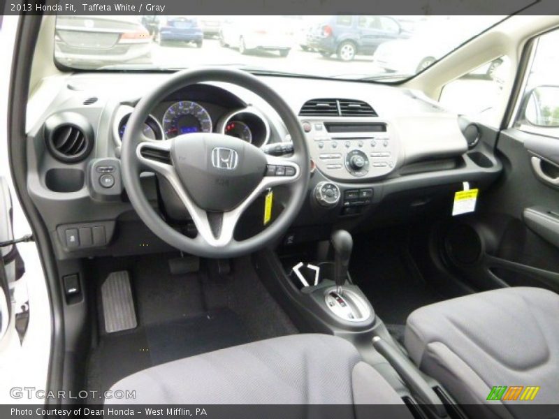 Taffeta White / Gray 2013 Honda Fit
