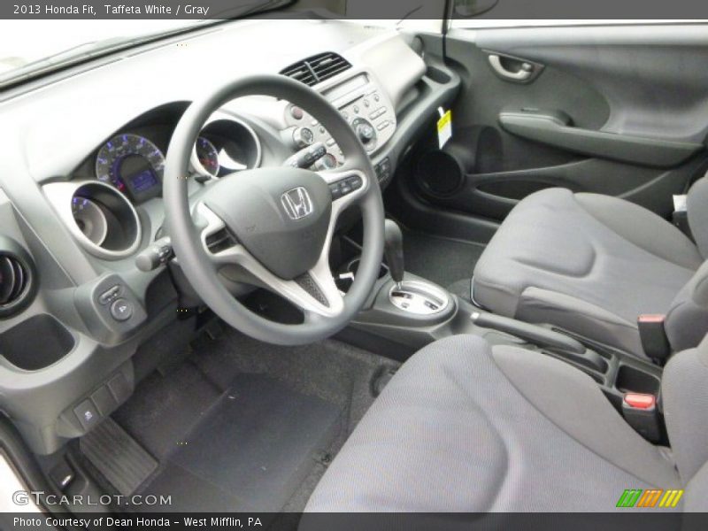 Taffeta White / Gray 2013 Honda Fit