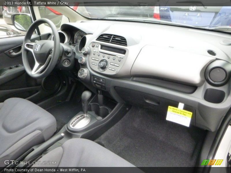 Taffeta White / Gray 2013 Honda Fit