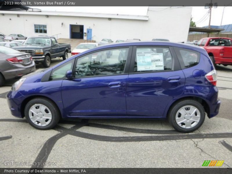 Vortex Blue Pearl / Gray 2013 Honda Fit