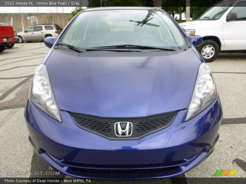 Vortex Blue Pearl / Gray 2013 Honda Fit