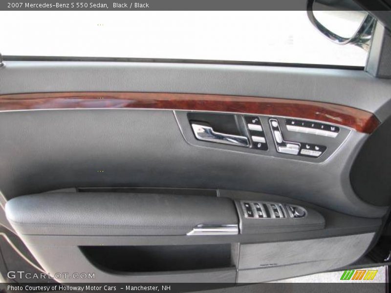Black / Black 2007 Mercedes-Benz S 550 Sedan