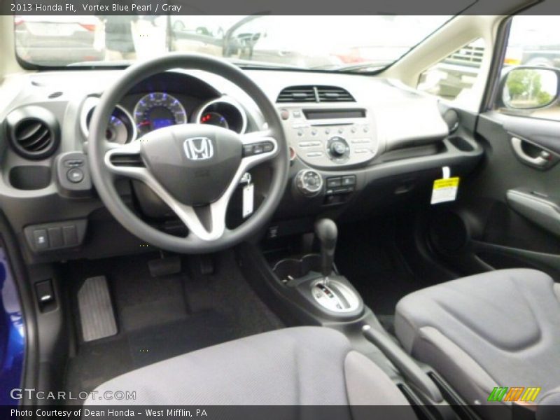 Vortex Blue Pearl / Gray 2013 Honda Fit