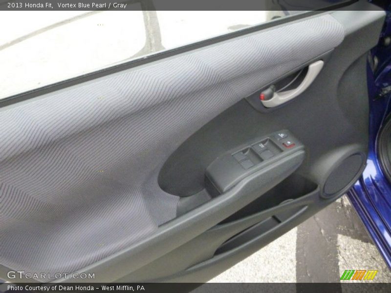 Vortex Blue Pearl / Gray 2013 Honda Fit
