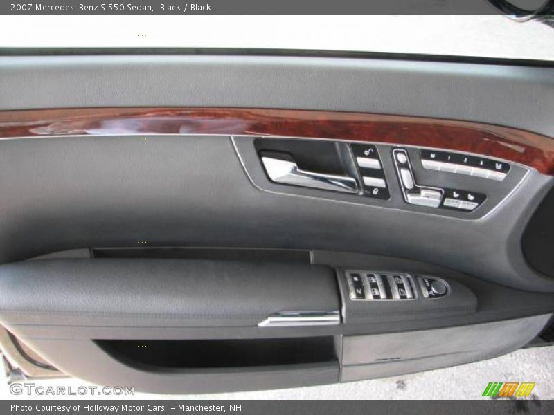 Black / Black 2007 Mercedes-Benz S 550 Sedan