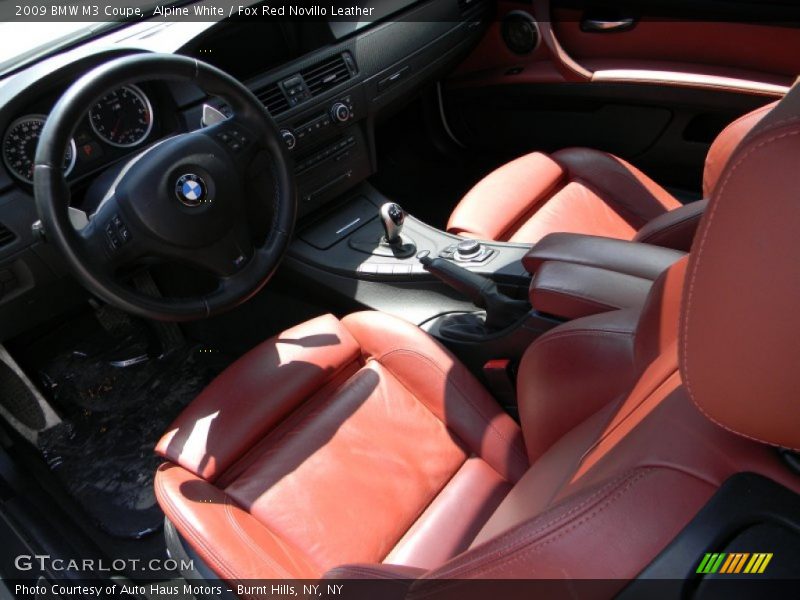  2009 M3 Coupe Fox Red Novillo Leather Interior