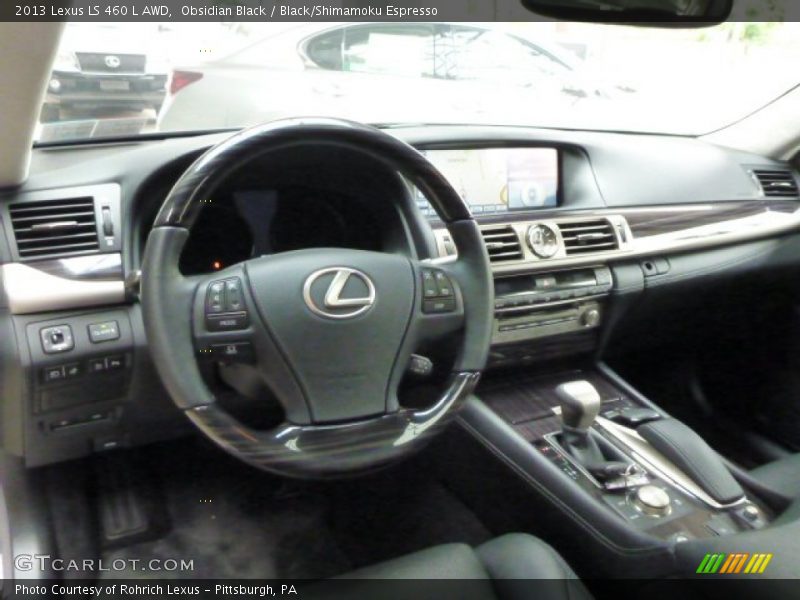 Dashboard of 2013 LS 460 L AWD