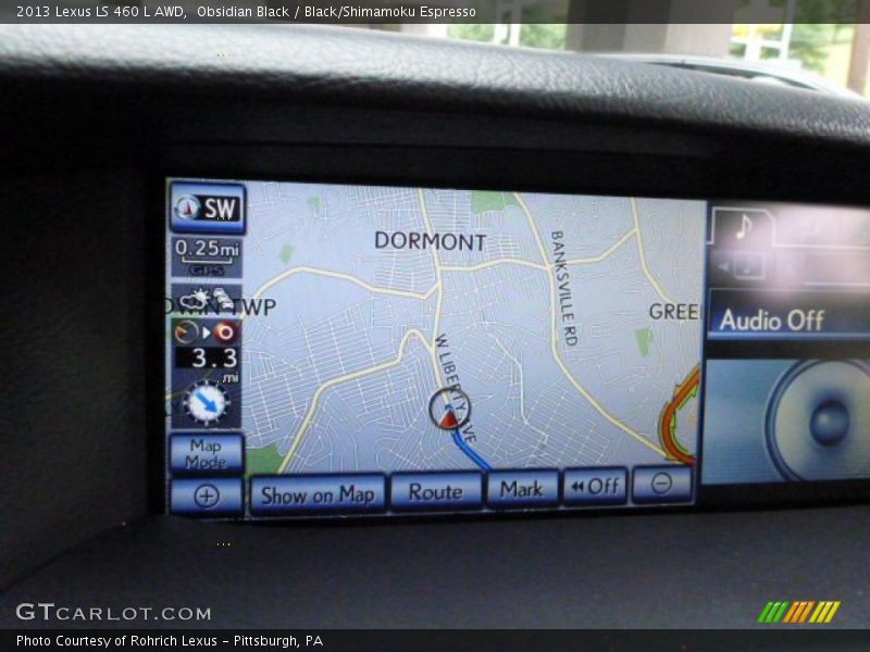 Navigation of 2013 LS 460 L AWD