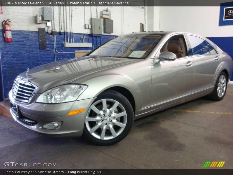 Pewter Metallic / Cashmere/Savanna 2007 Mercedes-Benz S 550 Sedan