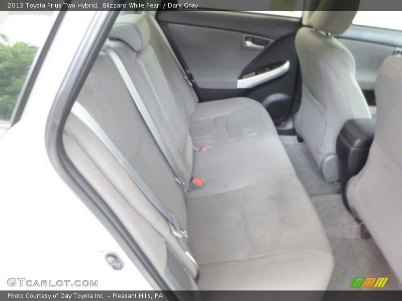 Blizzard White Pearl / Dark Gray 2013 Toyota Prius Two Hybrid
