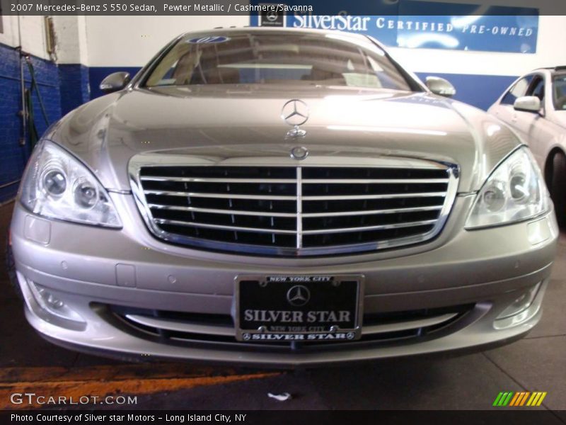 Pewter Metallic / Cashmere/Savanna 2007 Mercedes-Benz S 550 Sedan