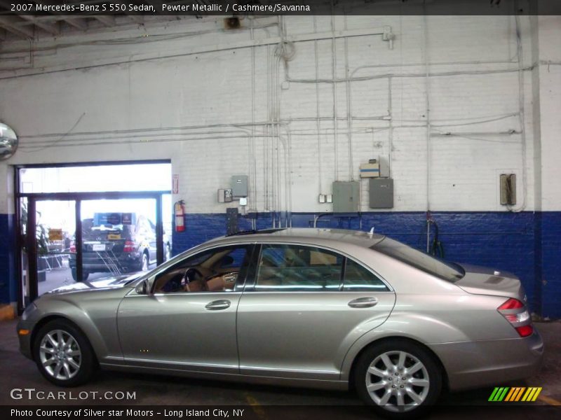 Pewter Metallic / Cashmere/Savanna 2007 Mercedes-Benz S 550 Sedan