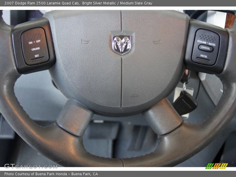 Controls of 2007 Ram 2500 Laramie Quad Cab
