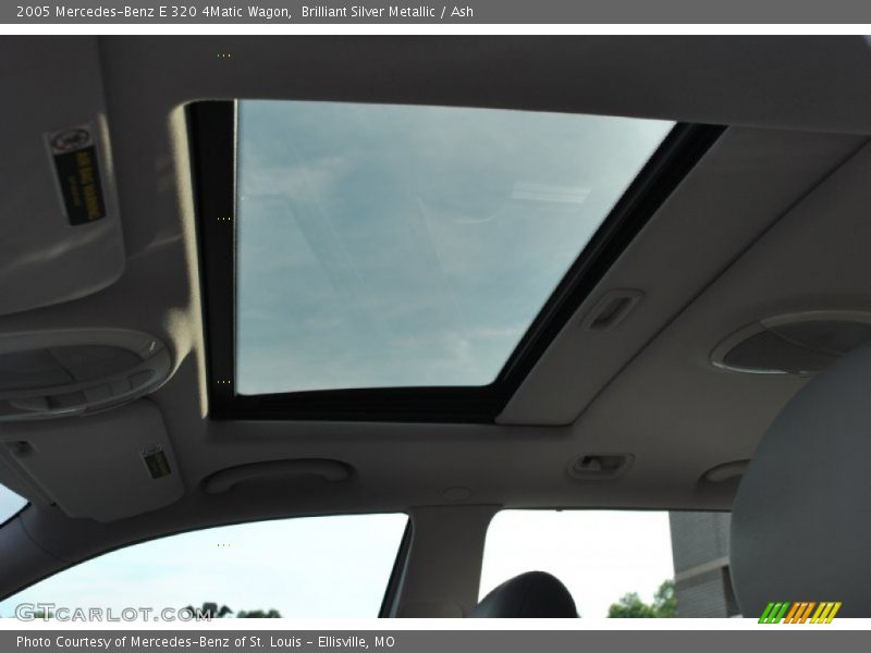 Sunroof of 2005 E 320 4Matic Wagon