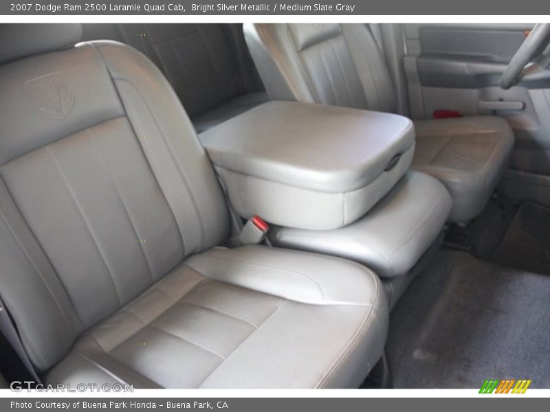 Bright Silver Metallic / Medium Slate Gray 2007 Dodge Ram 2500 Laramie Quad Cab