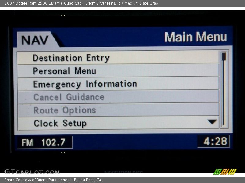 Bright Silver Metallic / Medium Slate Gray 2007 Dodge Ram 2500 Laramie Quad Cab