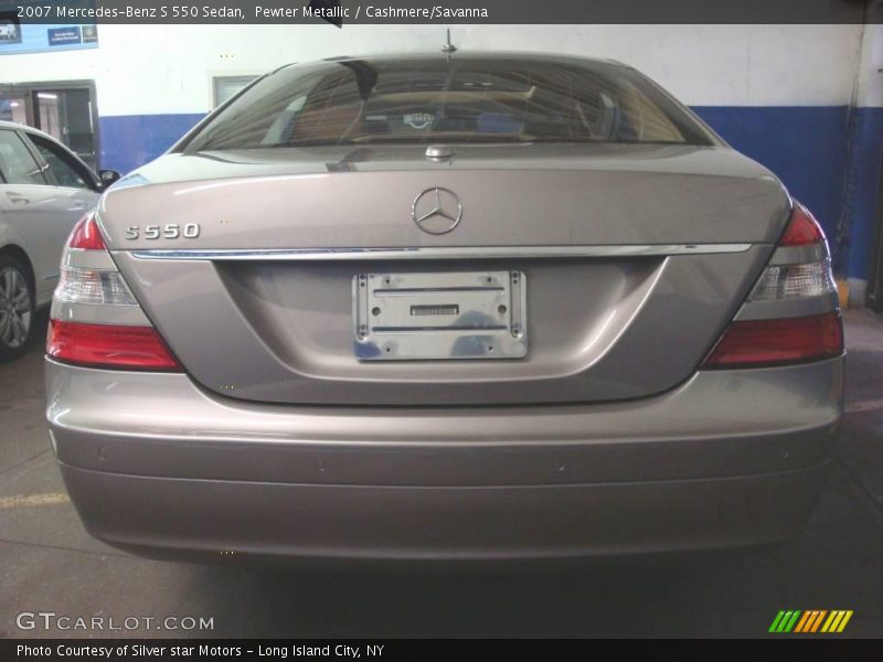 Pewter Metallic / Cashmere/Savanna 2007 Mercedes-Benz S 550 Sedan