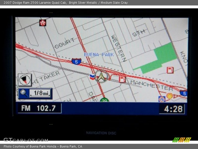 Navigation of 2007 Ram 2500 Laramie Quad Cab