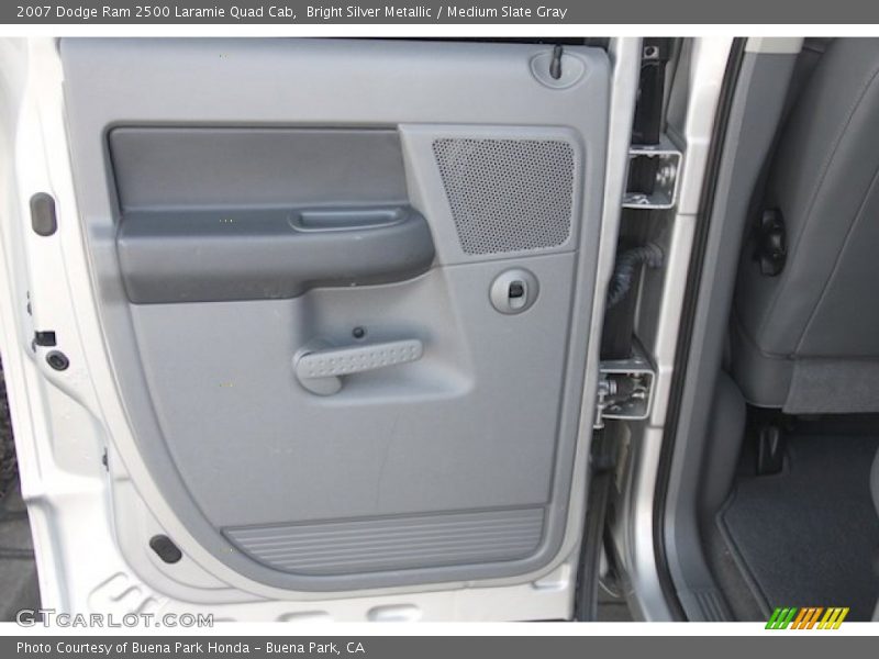 Bright Silver Metallic / Medium Slate Gray 2007 Dodge Ram 2500 Laramie Quad Cab