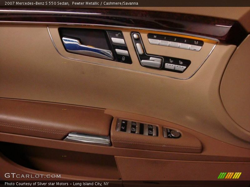 Pewter Metallic / Cashmere/Savanna 2007 Mercedes-Benz S 550 Sedan