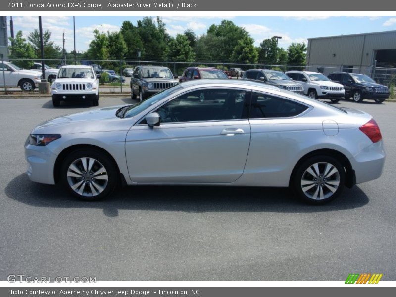 Alabaster Silver Metallic / Black 2011 Honda Accord LX-S Coupe