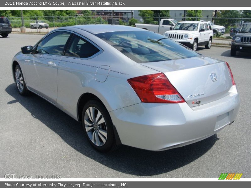 Alabaster Silver Metallic / Black 2011 Honda Accord LX-S Coupe