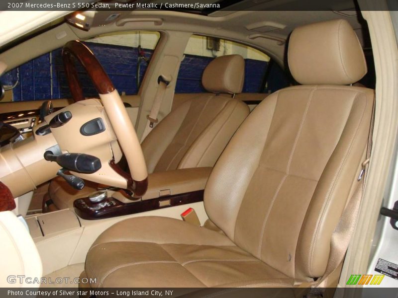 Pewter Metallic / Cashmere/Savanna 2007 Mercedes-Benz S 550 Sedan