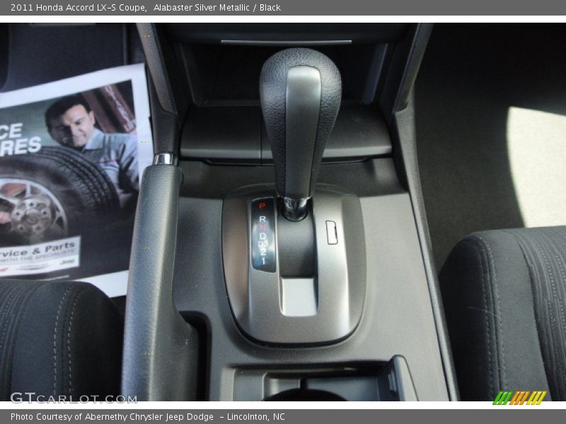 Alabaster Silver Metallic / Black 2011 Honda Accord LX-S Coupe