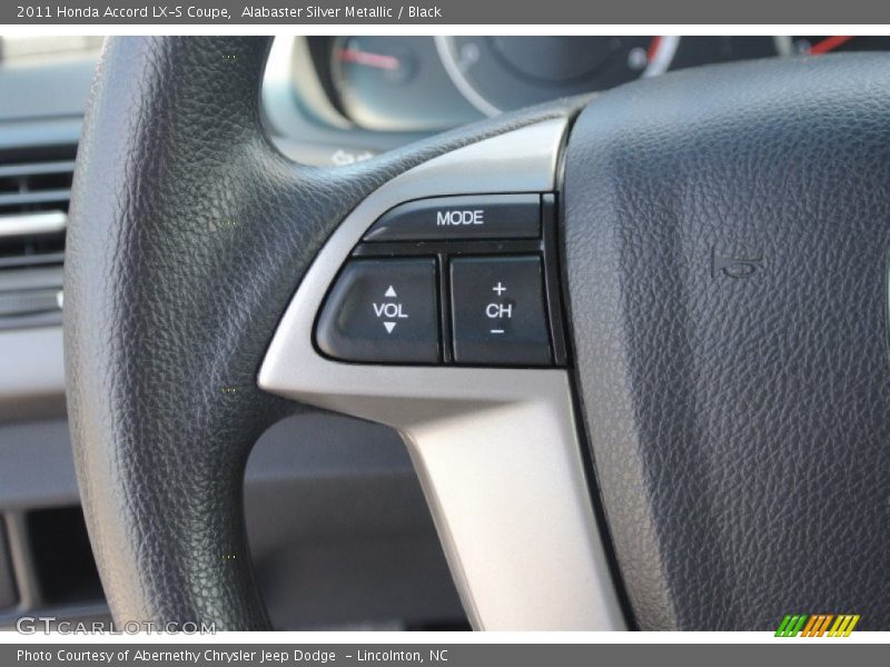 Alabaster Silver Metallic / Black 2011 Honda Accord LX-S Coupe
