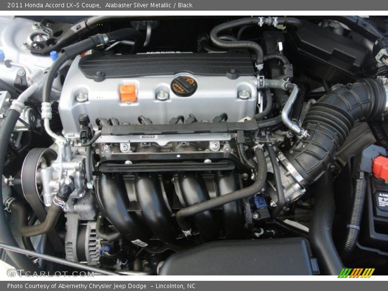 Alabaster Silver Metallic / Black 2011 Honda Accord LX-S Coupe