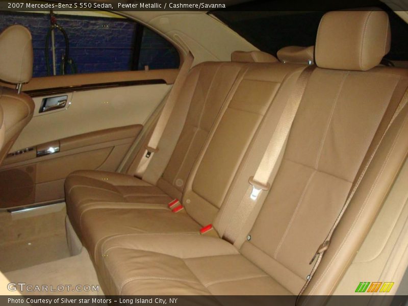 Pewter Metallic / Cashmere/Savanna 2007 Mercedes-Benz S 550 Sedan