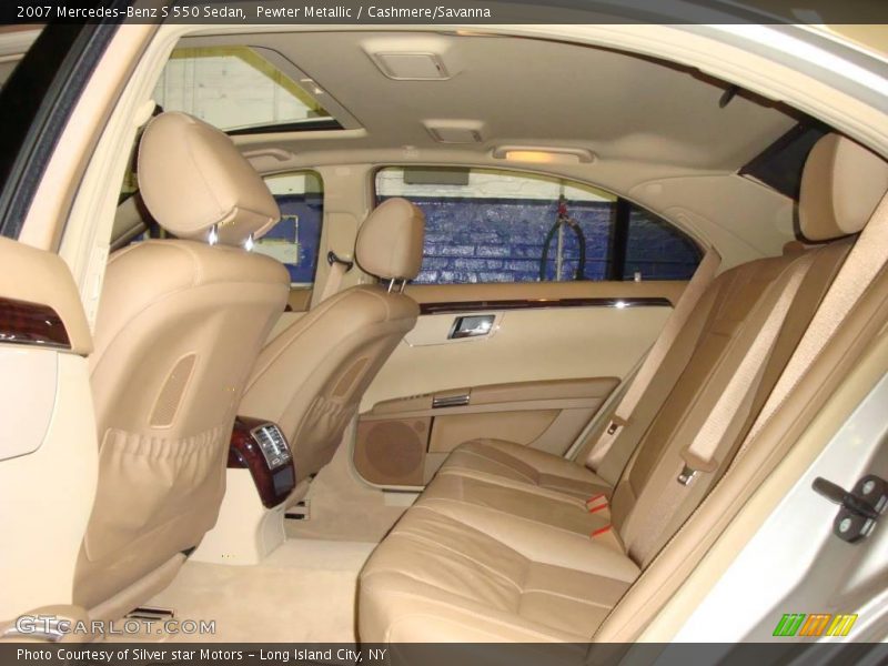 Pewter Metallic / Cashmere/Savanna 2007 Mercedes-Benz S 550 Sedan