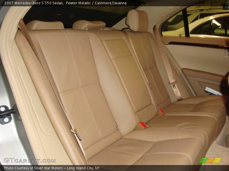 Pewter Metallic / Cashmere/Savanna 2007 Mercedes-Benz S 550 Sedan