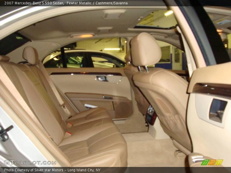 Pewter Metallic / Cashmere/Savanna 2007 Mercedes-Benz S 550 Sedan