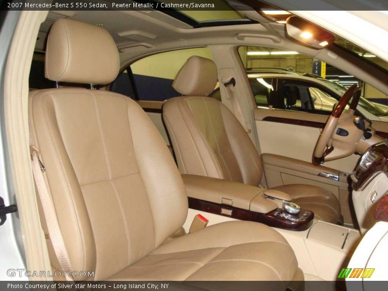 Pewter Metallic / Cashmere/Savanna 2007 Mercedes-Benz S 550 Sedan