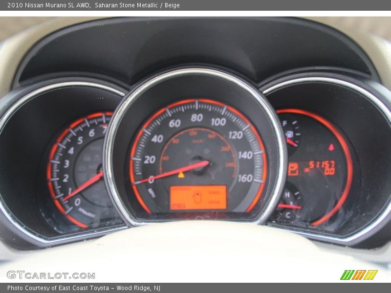 Saharan Stone Metallic / Beige 2010 Nissan Murano SL AWD