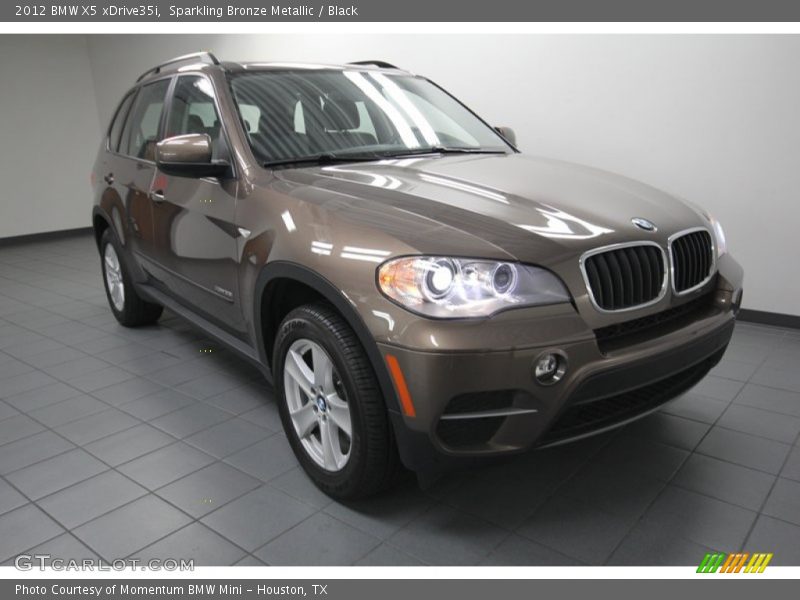 Sparkling Bronze Metallic / Black 2012 BMW X5 xDrive35i