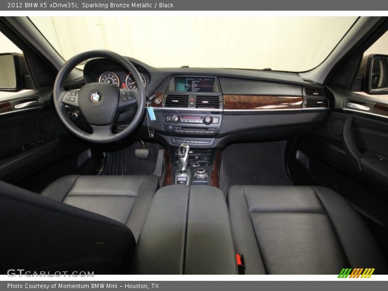 Sparkling Bronze Metallic / Black 2012 BMW X5 xDrive35i