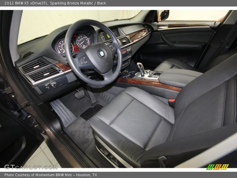 Sparkling Bronze Metallic / Black 2012 BMW X5 xDrive35i