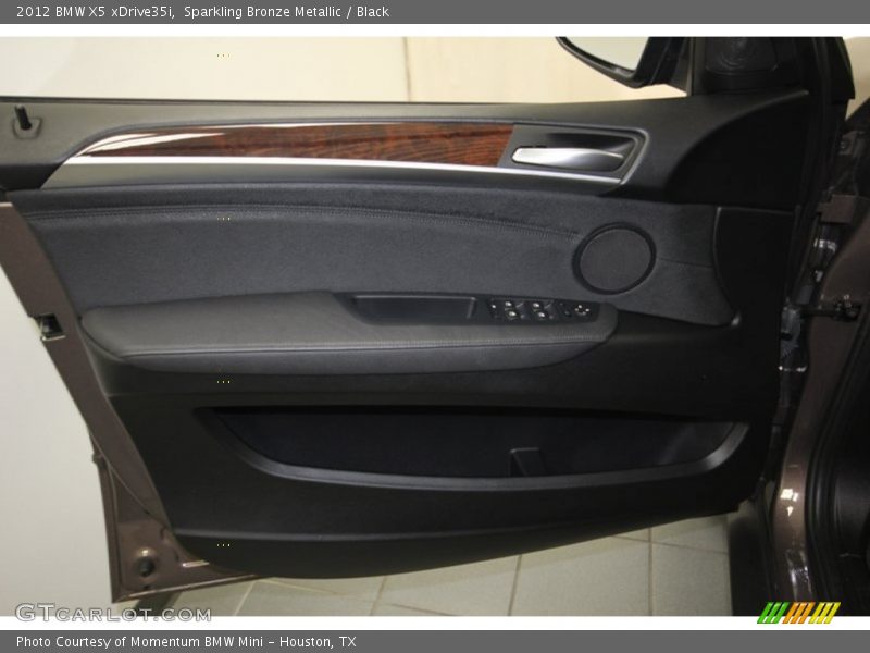 Sparkling Bronze Metallic / Black 2012 BMW X5 xDrive35i