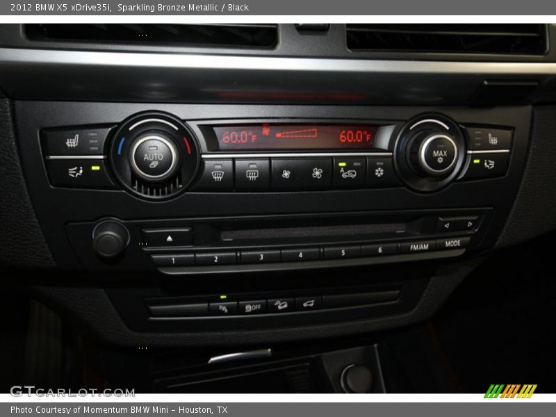 Sparkling Bronze Metallic / Black 2012 BMW X5 xDrive35i