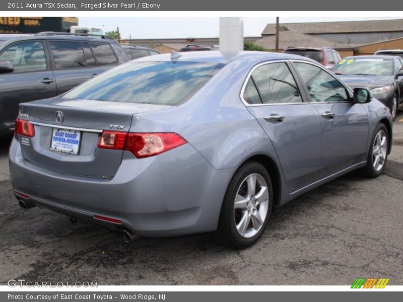 Forged Silver Pearl / Ebony 2011 Acura TSX Sedan