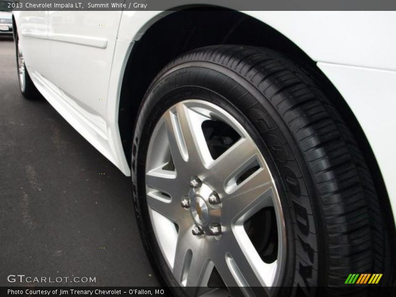 Summit White / Gray 2013 Chevrolet Impala LT
