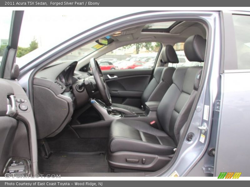 Forged Silver Pearl / Ebony 2011 Acura TSX Sedan
