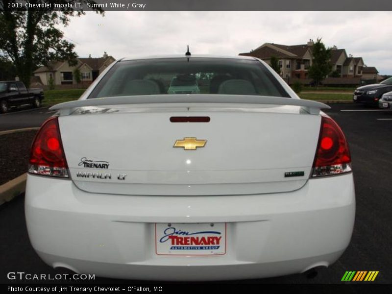 Summit White / Gray 2013 Chevrolet Impala LT