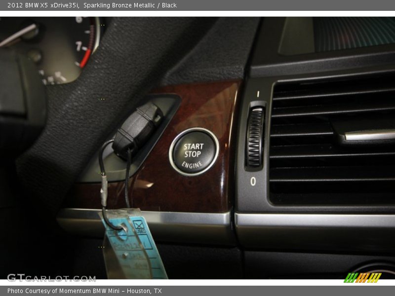 Sparkling Bronze Metallic / Black 2012 BMW X5 xDrive35i